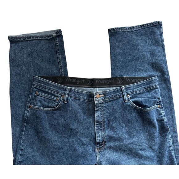 Wrangler Mens Regular Fit Blue Denim Jeans Size 40x30 New w/o tags - Picture 4 of 4